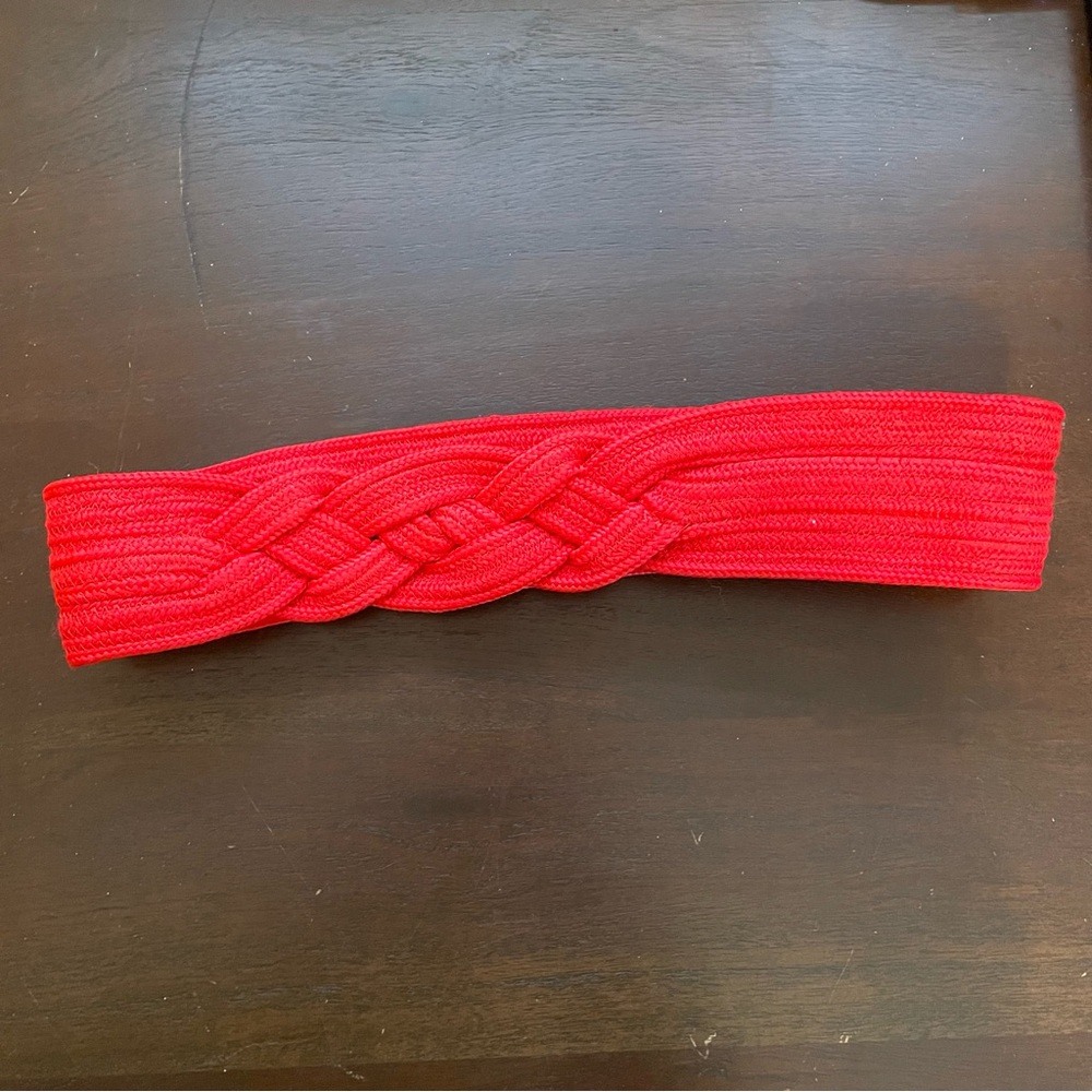 Karen Scott Red Belt Size Small Medium